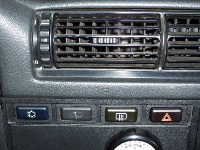 Fan switch installed on a M3